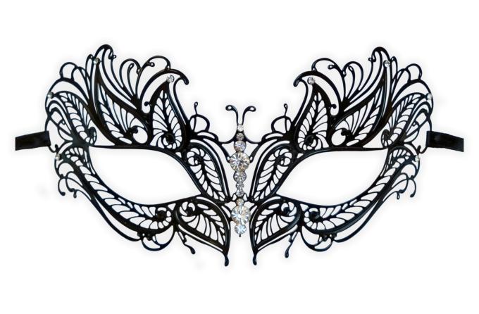 Elegant Metal Mask Venice 'Fayetta' - Click Image to Close