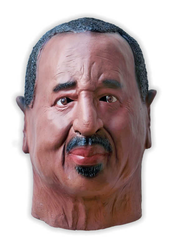 Masque President Africain en Latex - Cliquez sur l'image pour la fermer