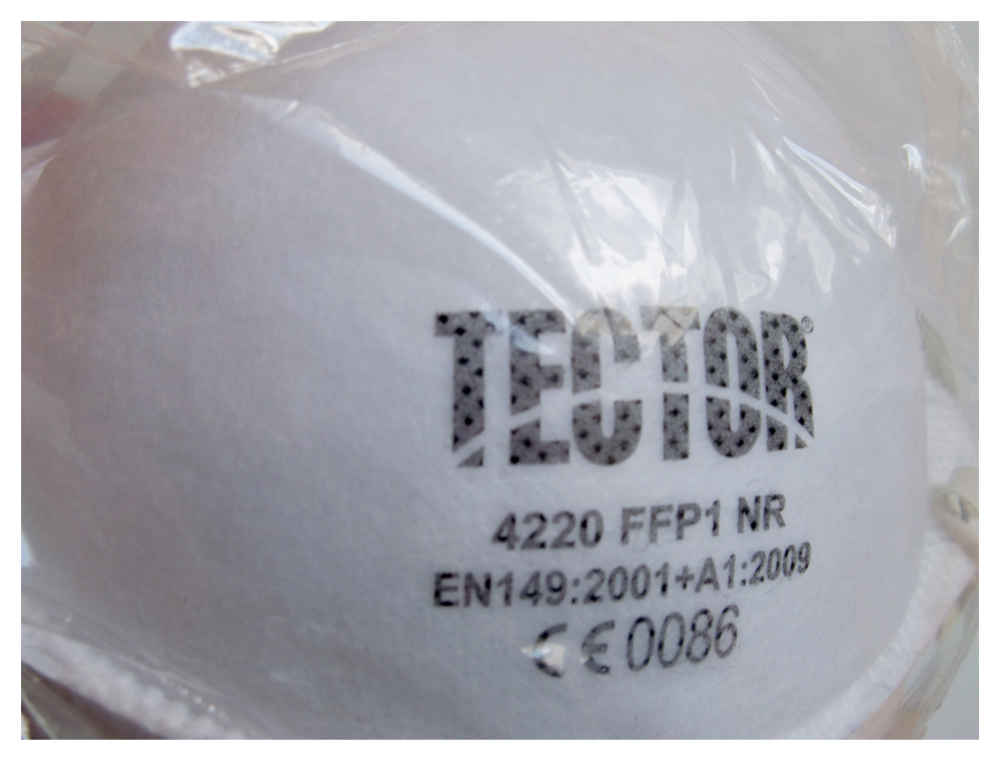 Respirator mask FFP1 NR Tector 4220 - Click Image to Close