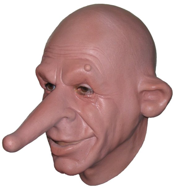 Mister Big Nose Latex Mask - Click Image to Close