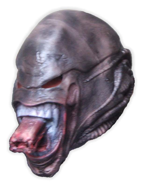 Weltraum Monster Latex Maske - zum Schließen ins Bild klicken