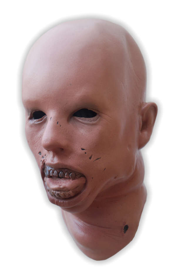 Mordopfer Horror Latex Maske - zum Schließen ins Bild klicken