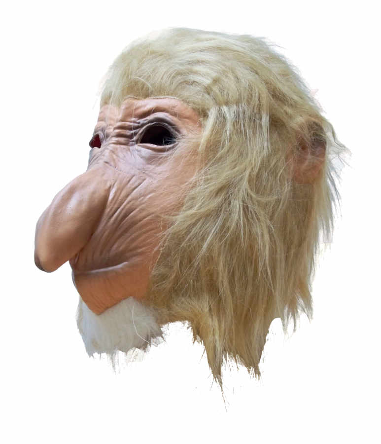 Long-nosed Monkey Mask Latex - Click Image to Close