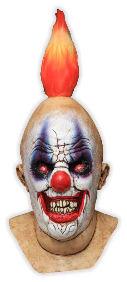 Party Clown Maske für Halloween - zum Schließen ins Bild klicken