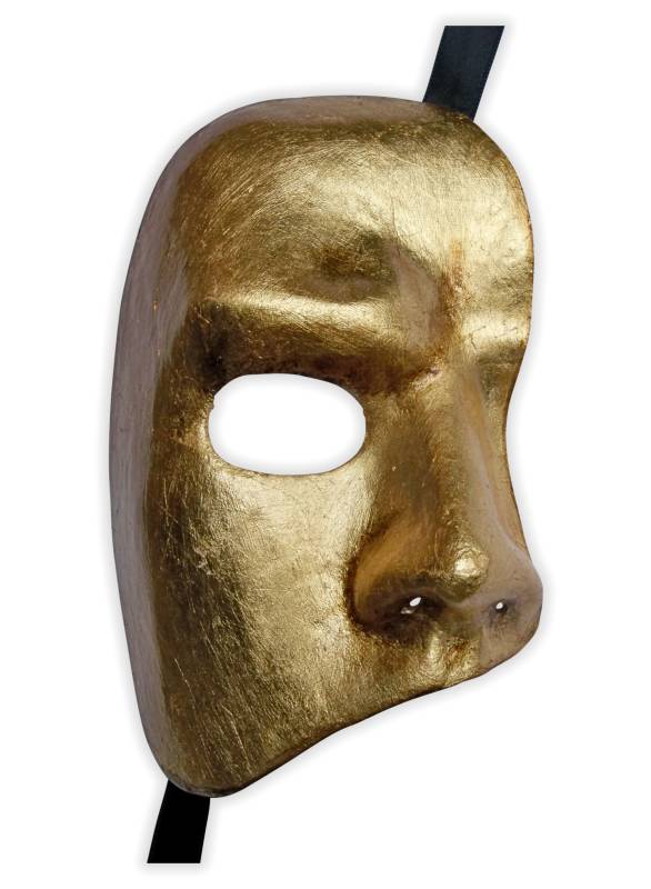 Maschera Fantasma Oro - Clicca l'immagine per chiudere