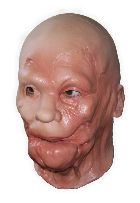 Narbengesicht Horrormaske aus Latex