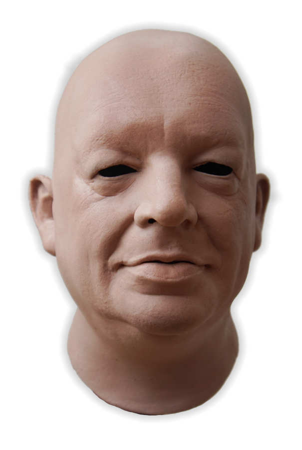 Real Face Mask Latex 'James' - Click Image to Close