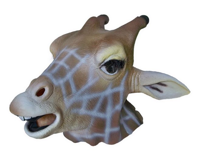 Tiermaske Giraffe - zum Schließen ins Bild klicken