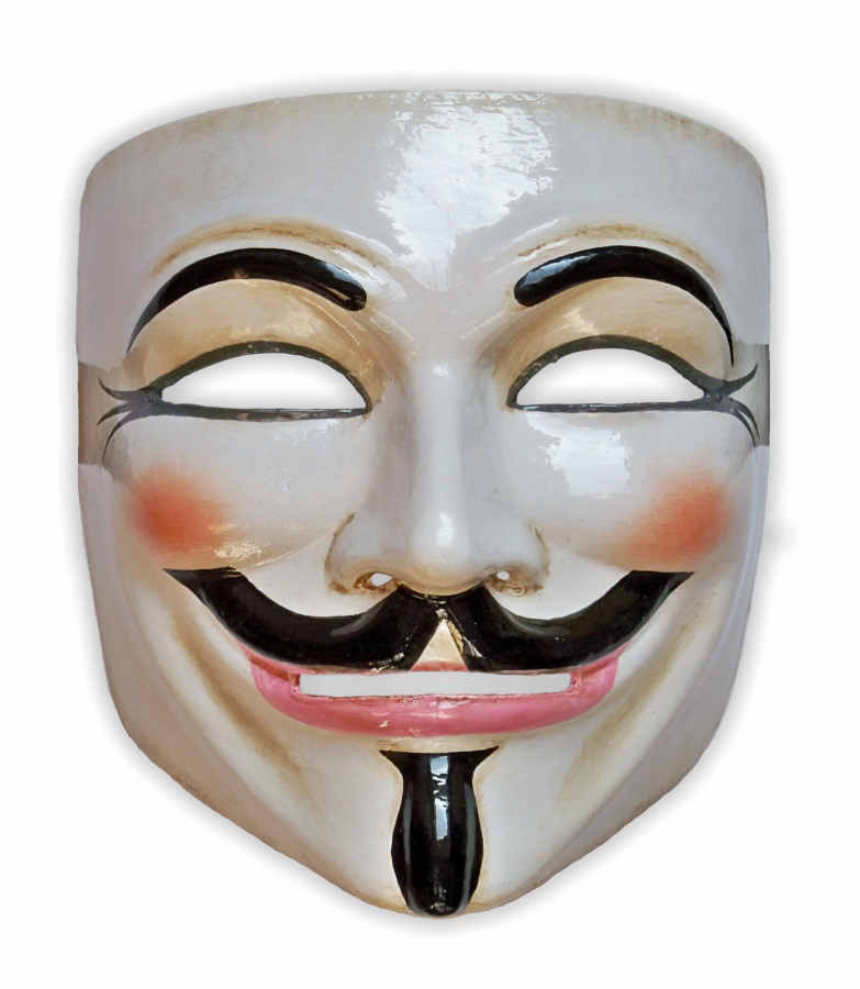 Masque Venitien Guy Fawkes Anonymous - Cliquez sur l'image pour la fermer