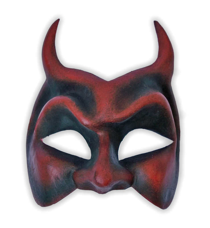 Venetian Devil Mask Red - Click Image to Close