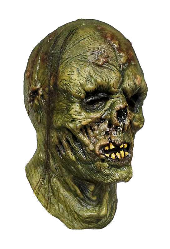 Green Zombie Mask - Click Image to Close
